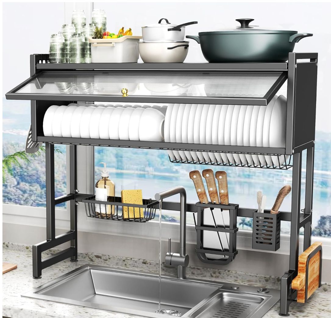 Organizador de Cocina Premium "Todo en Uno" con Gabinete Anti-Polvo