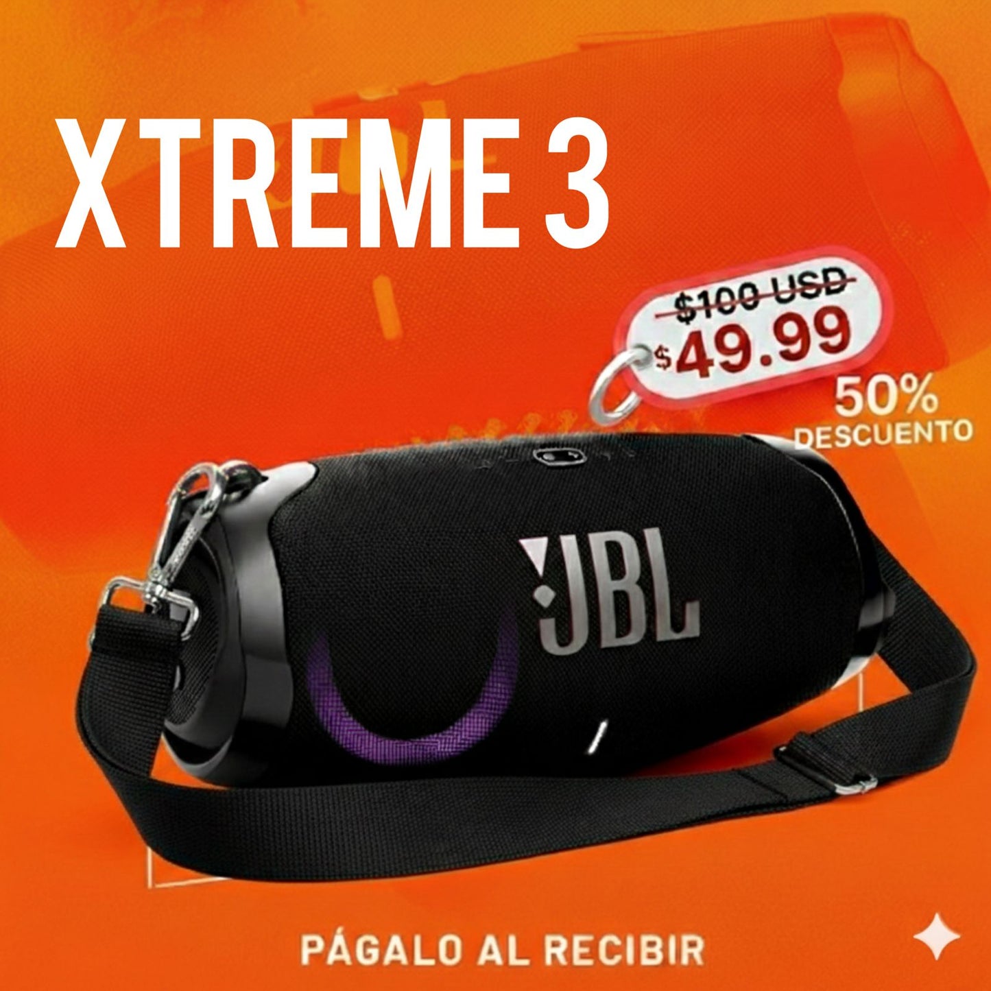 Parlante Portátil XTREME 3  - VERSION 1.1 PREMIUM 👀(CORREA INCLUIDA)