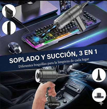Aspiradora Portátil 3 en 1: (Edición Turbo Inalámbrica)