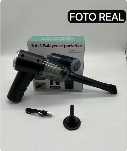 Aspiradora Portátil 3 en 1: (Edición Turbo Inalámbrica)